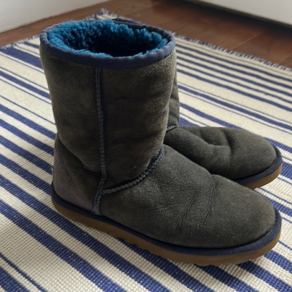 Size 7 blue mid length Uggs - Picture 1 of 3
